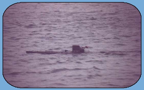 In navigazione pronto ad immergersi