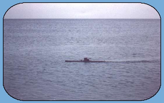 Sommergibile in navigazione circolare